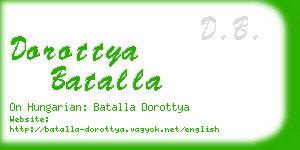 dorottya batalla business card